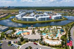 Unwind with the private balcony view -Near Disney!