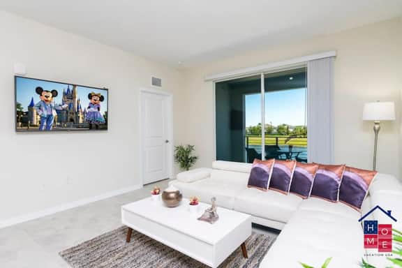 Unwind with the private balcony view -Near Disney!
